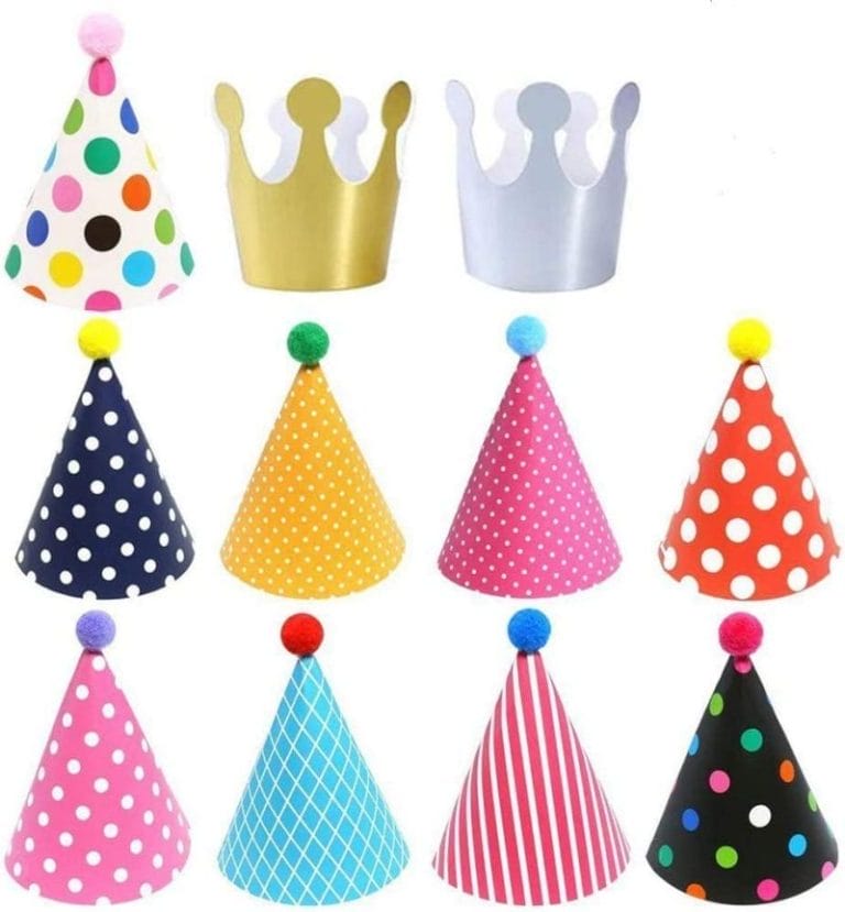 10 pcs birthday party hats