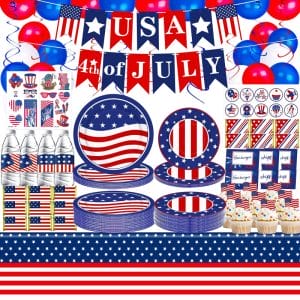 4th of july party tablewear