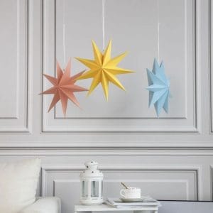 9 pointed paper stars summer