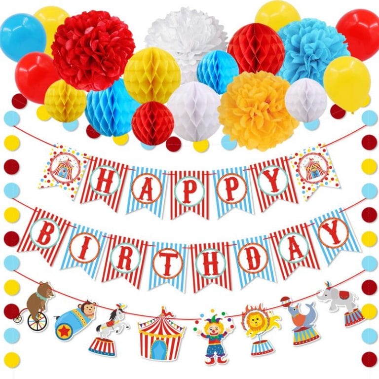 Carnival themed birthday party supplies