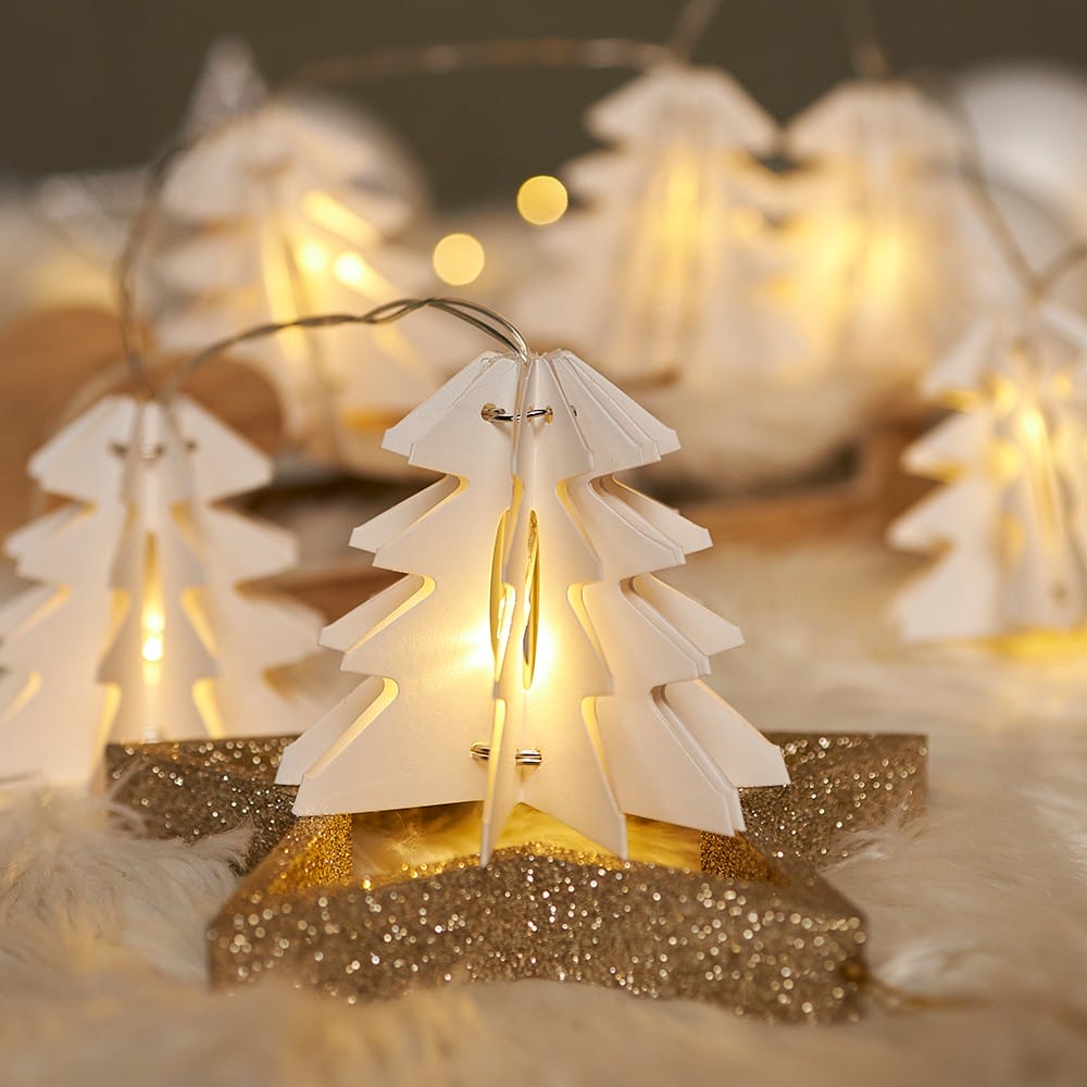 Christmas Tree string lights decoration with Christmas star