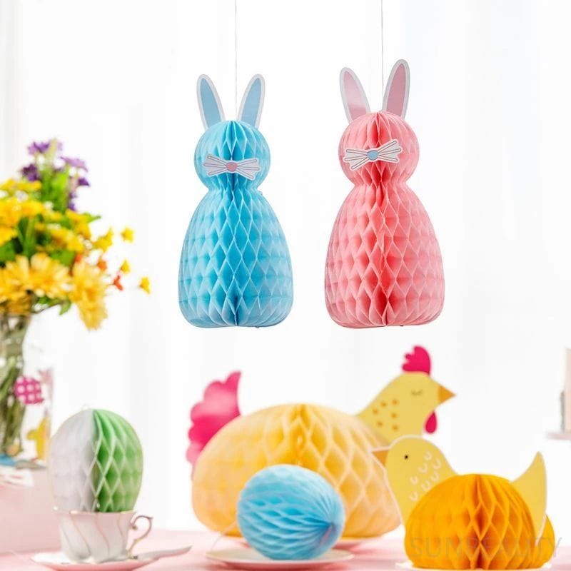 Personalized Easter Honeycomb Decorations Easter Table Centerpieces  Decorations Supplier - SUNBEAUTY