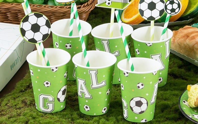 Football Themed Paper Cups