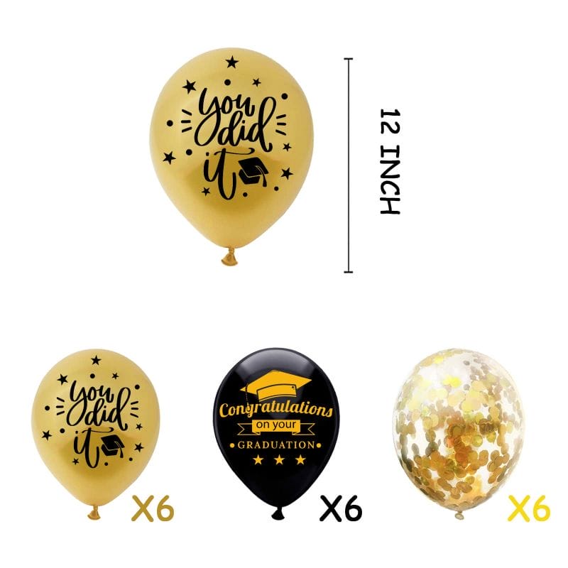 Graduation Decorations 18 balloons