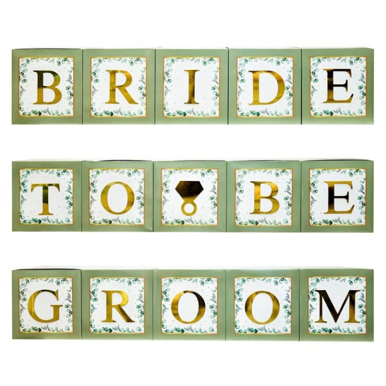 Sage Green bride to be groom