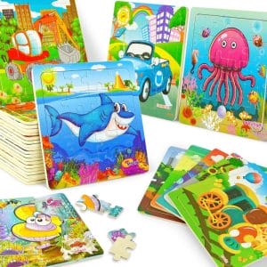 Sea Animals Themes Wooden Puzzles