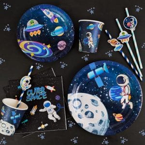 Space Theme party plates party tableware