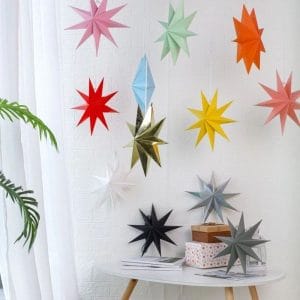 Wholesale 9 Pointed Paper Star Lanterns for Christm