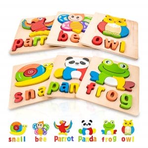 Wooden Puzzles Toddler Toys