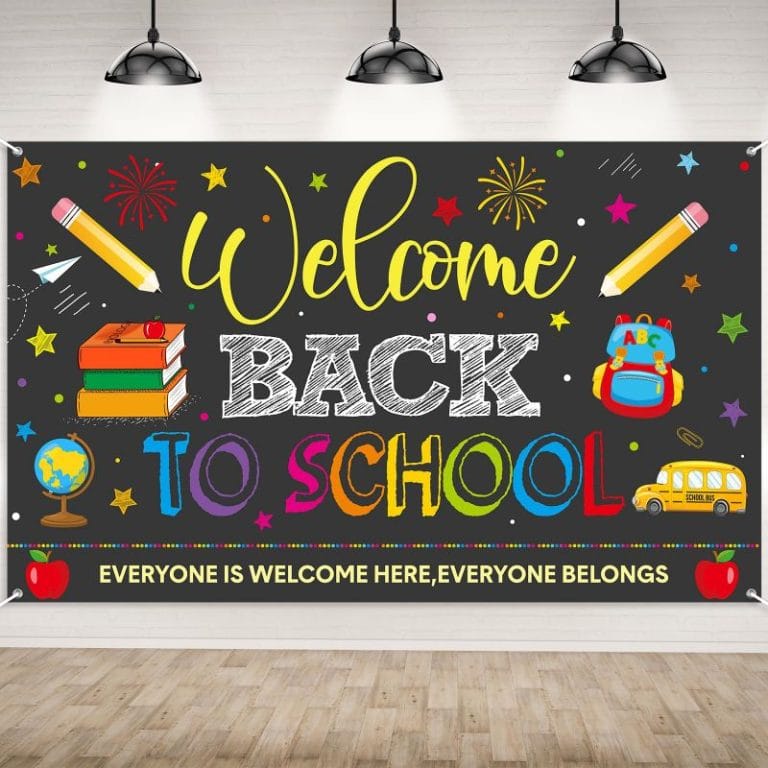 back to school backdrop