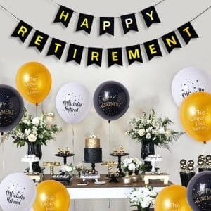 banners for retirement party