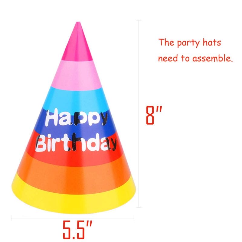 birthday party hats size