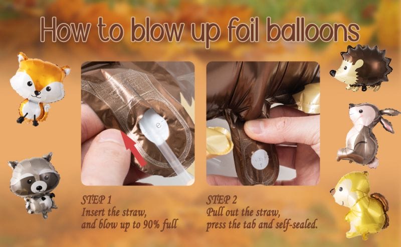blow upf foil balloons