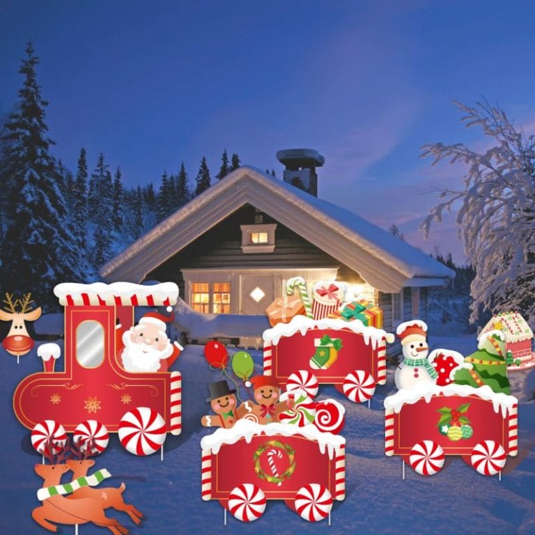 christmas party favors yard signs