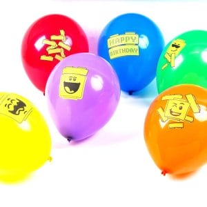 cute emoj party balloons