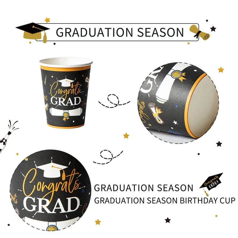 graduation paper cups