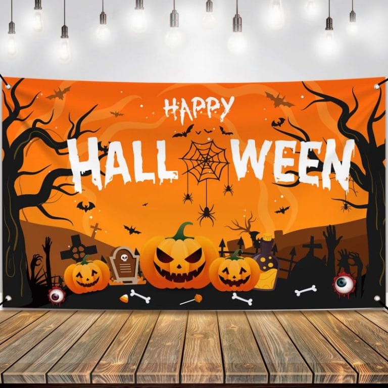 halloween party backdrop