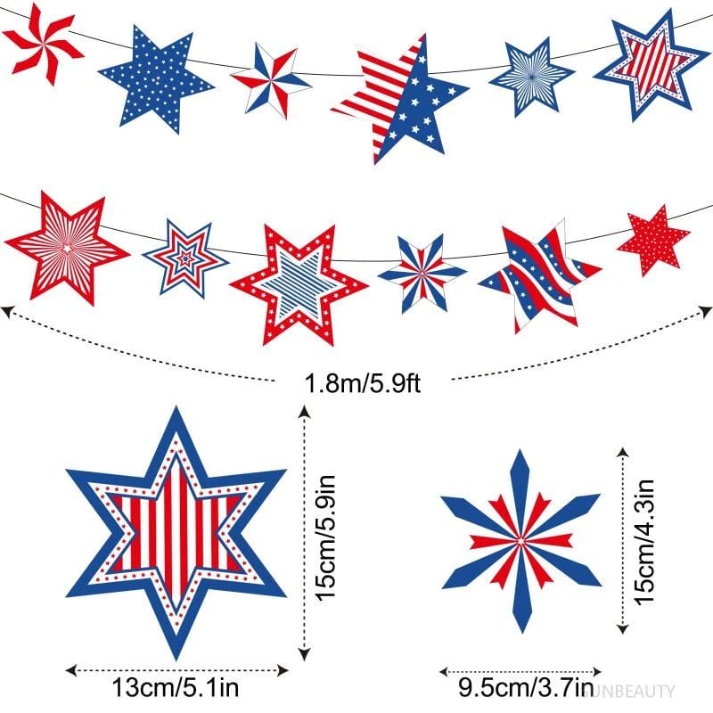 independence day decorations star