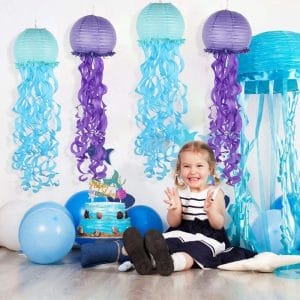jellyfish paper lanterns party decorations