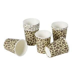 leopard paper cups disposable