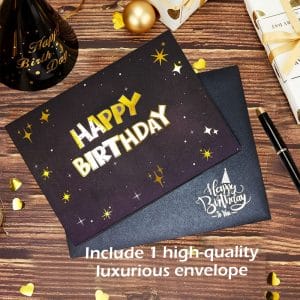 luxury greeting card for birthday party