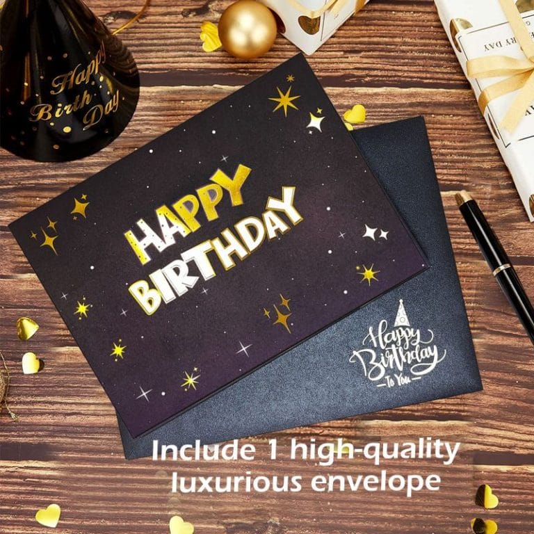 luxury greeting card for birthday party