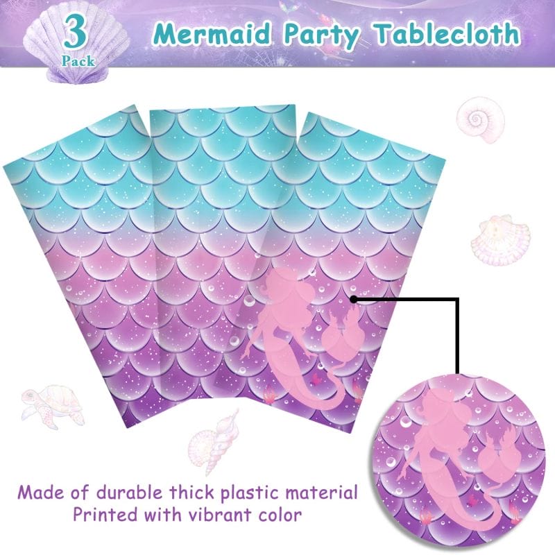 mermaid tablecloth packing