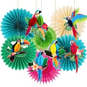 parrot summer party decorations