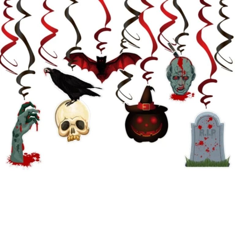 party swirl halloween decorations kit