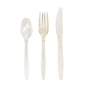 plastic cutlry spoon set eco