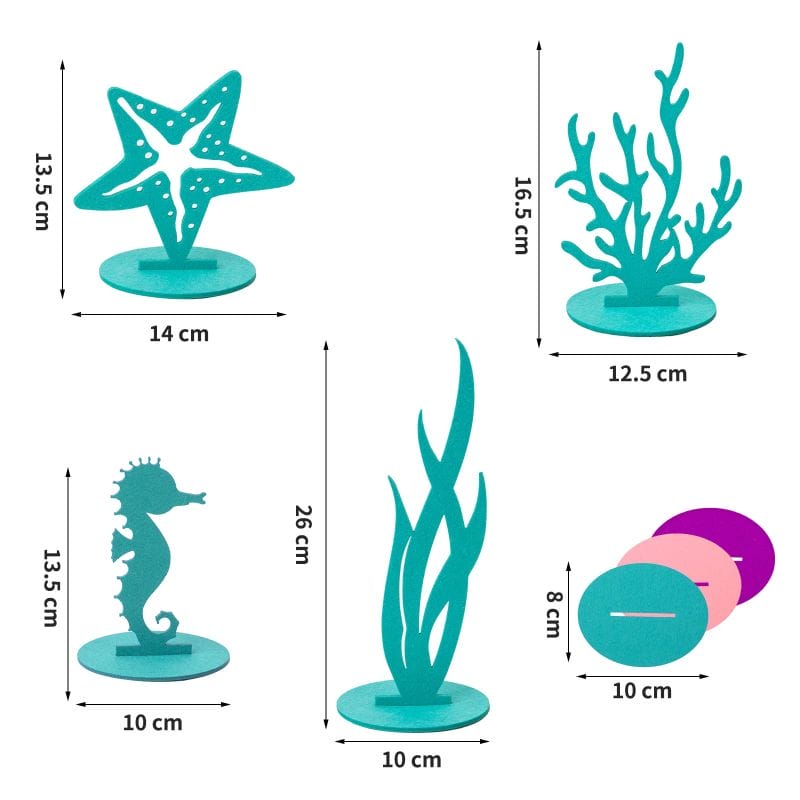 size of table centerpieces