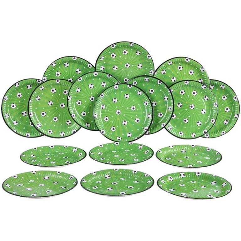 soccer Paper Plates set