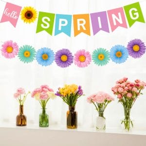 spring home decorations paper banners