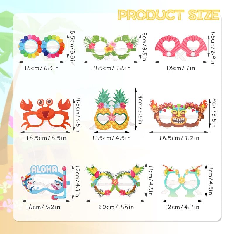 summer party paper glasses