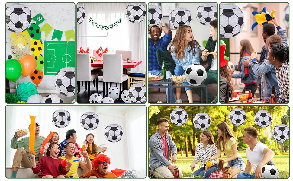 wide applications of soccer themed lanterns