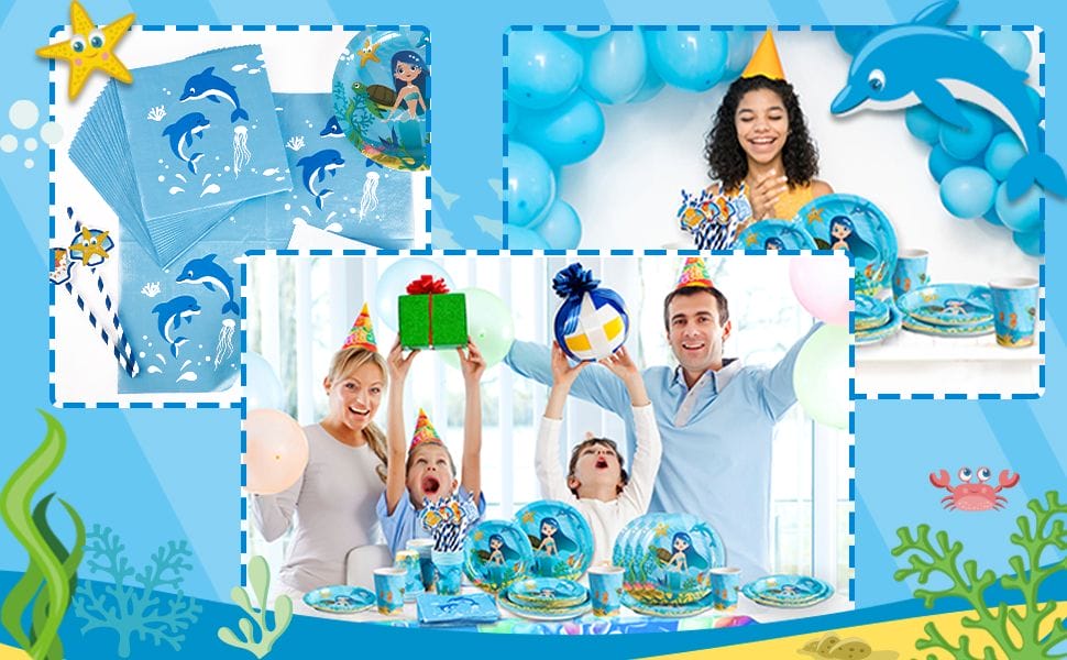 widely application of ocean party tableware