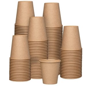 10oz Kraft Paper Hot Coffee Cups