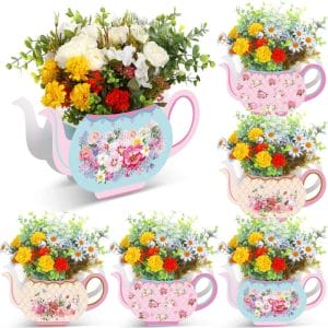 6 Pcs Tea Party Decorations Princess Party Flower Boxes