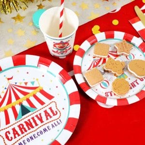 Circus Theme Birthday Paper Plates Paper Cups