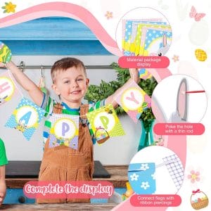 Easter Decorations Set for Kids Party Favors and Games