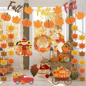 Fall Home Decor Set for Fall Thanksgiving Party
