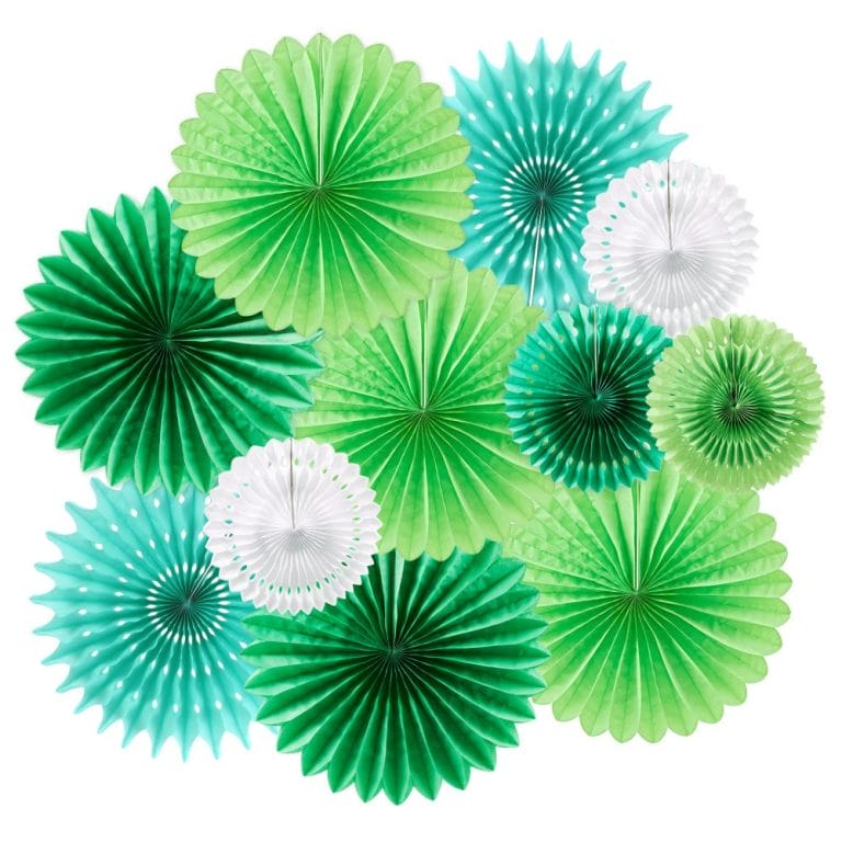 Green White Party Decoration