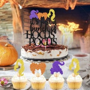 Hocus Pocus Witch Hair Cupcake Toppers