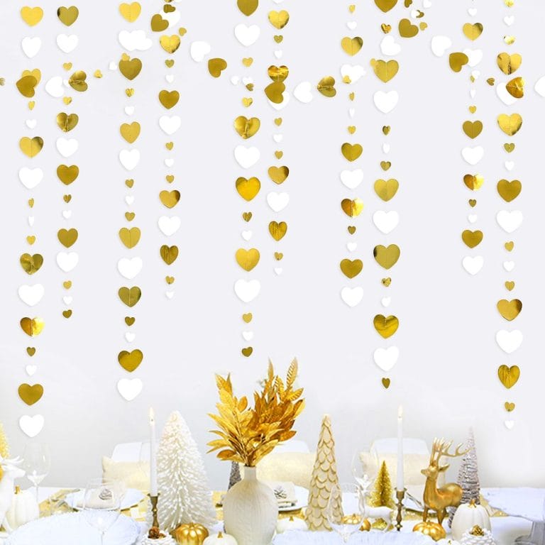 Love Heart Streamer Banner for Anniversary Decorations