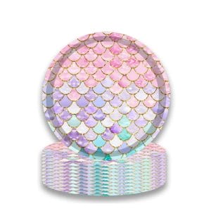 Magical Mermaid Party Paper Plates