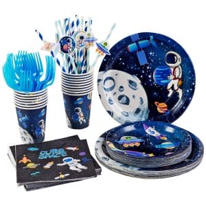 Outer Space Party Supplies Planet Party Tableware
