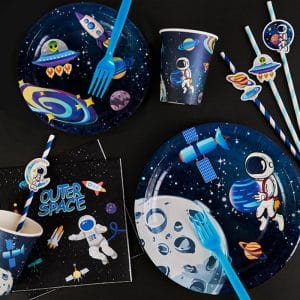 Outer Space Party Supplies Planet Tableware Set