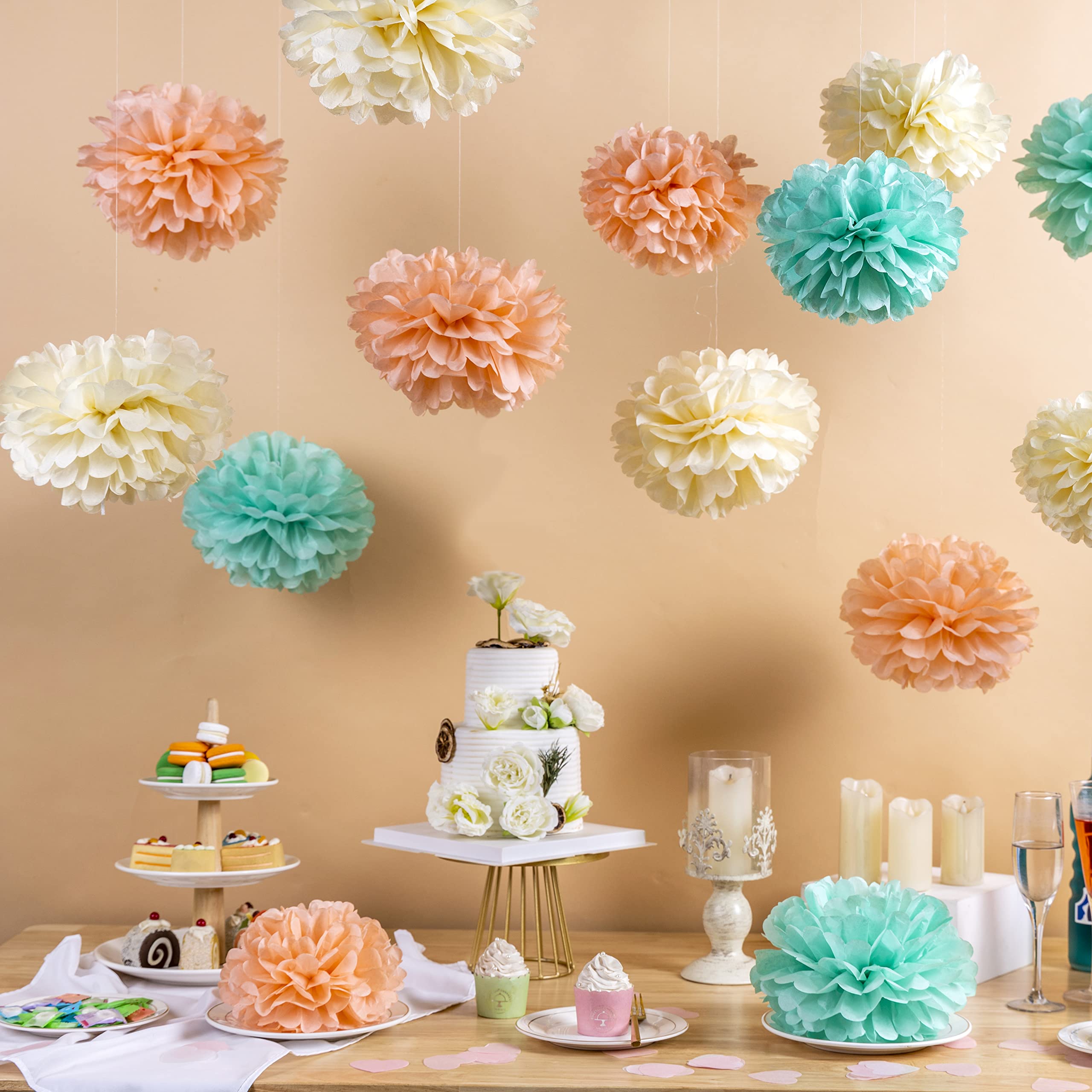 Paper Flowers for Wedding Birthday Party Decorations home decor