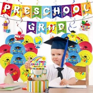 Preschool Graduation Decorations Kit for Kids