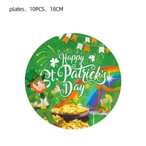 St. Patricks Day Themed Party paper plates